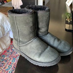Black Ugg boots